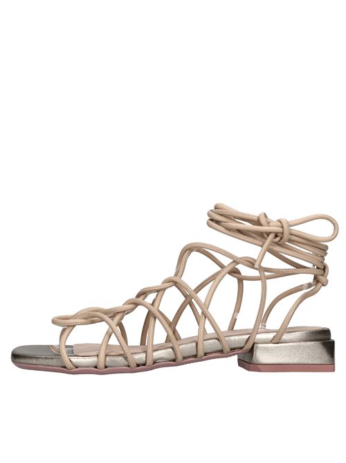 Sandali in pelle LORENZO MARI | SAMU MAG 40 VIT./LAMINATOBEIGE